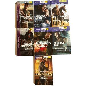 Harlequin Romance Lot 2 Romantic Suspense 5 Intrigue Paperbacks